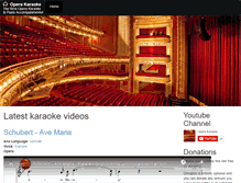 Tablet Screenshot of opera-karaoke.net