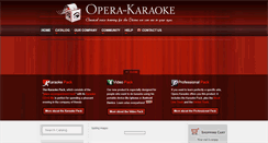 Desktop Screenshot of opera-karaoke.com